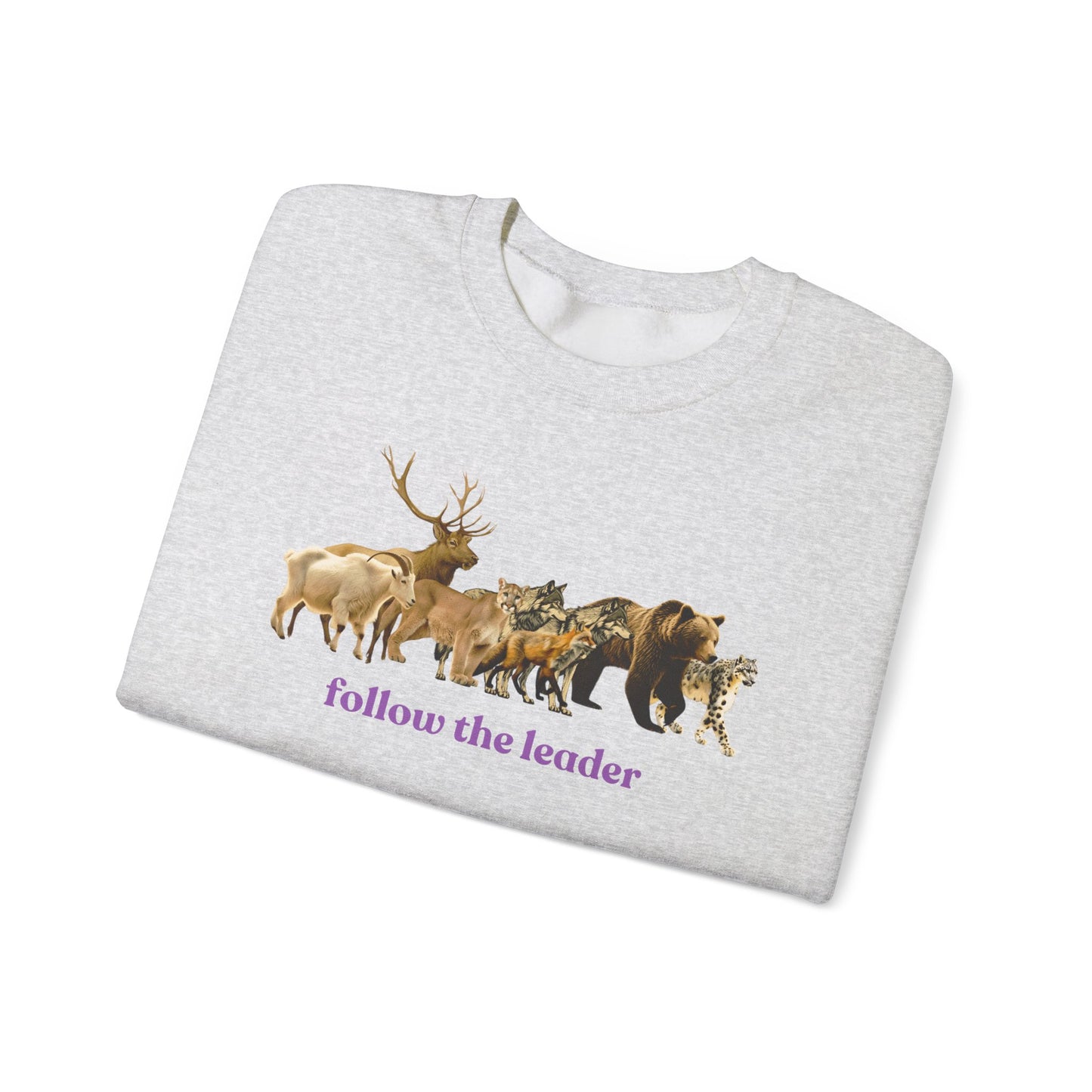 Follow The Leader Unisex Heavy Blend Crewneck Sweatshirt