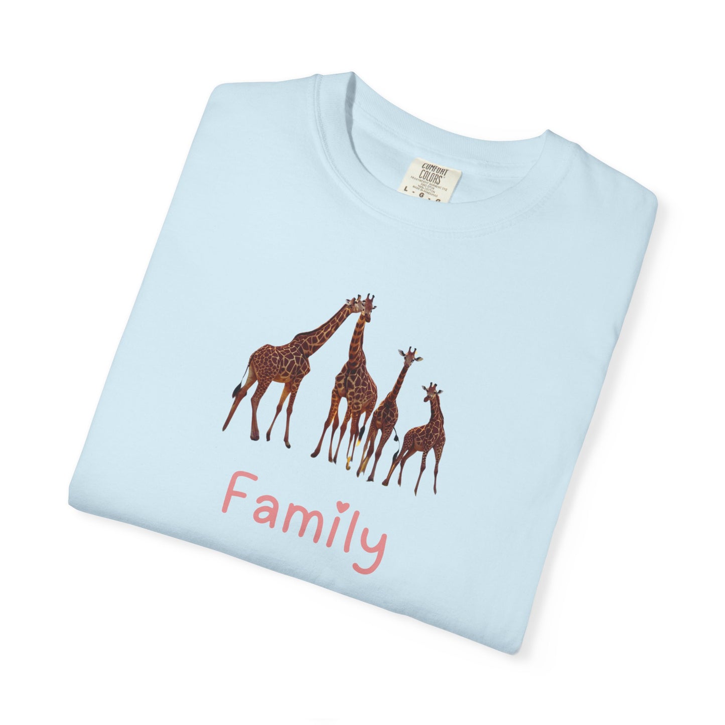 Family Giraffe Unisex T-Shirt - Cute Animal Graphic Tee