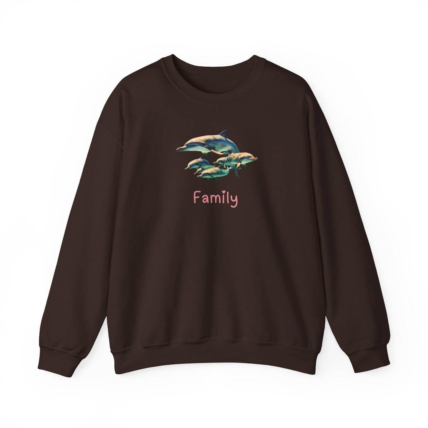 Dolphin Family Unisex Crewneck Sweatshirt