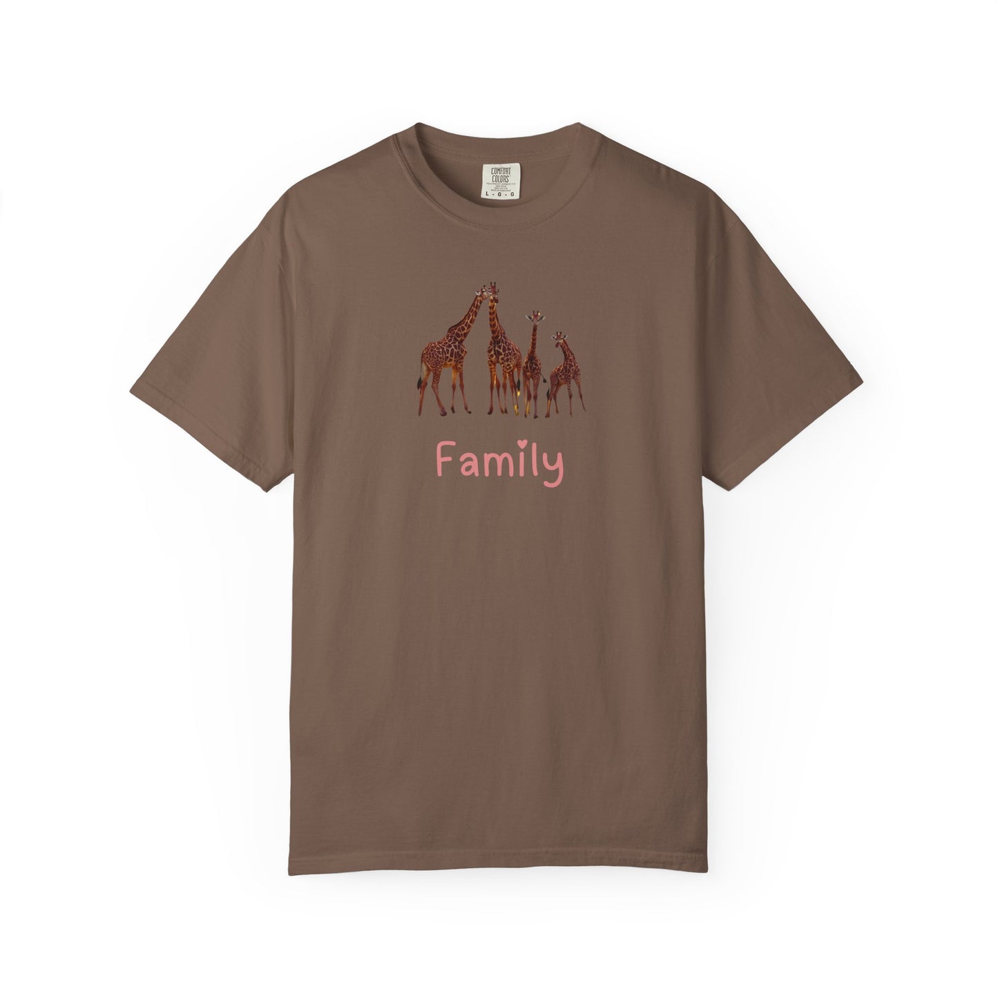 Family Giraffe Unisex T-Shirt - Cute Animal Graphic Tee