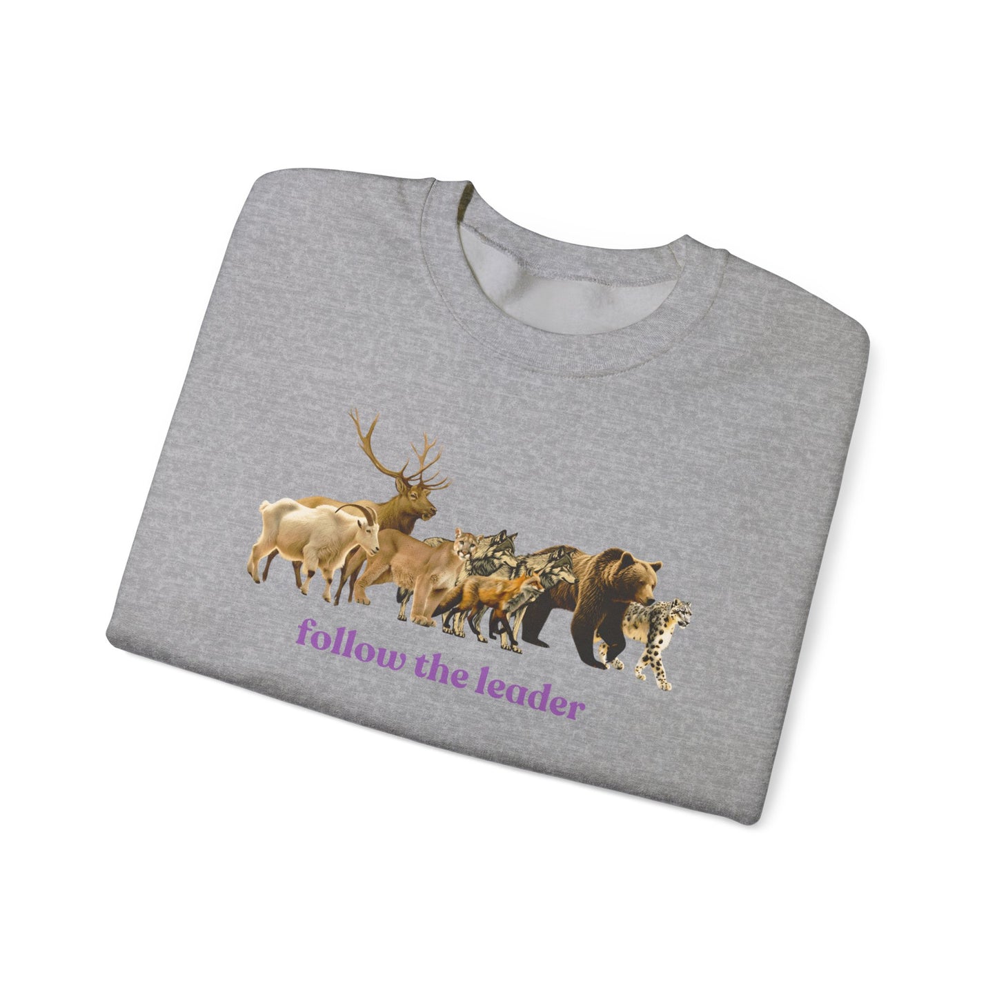 Follow The Leader Unisex Heavy Blend Crewneck Sweatshirt