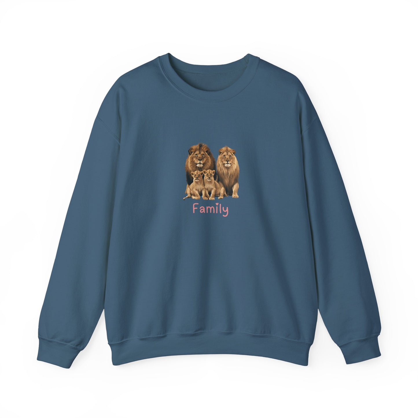 Lion Family Unisex Crewneck Sweatshirt