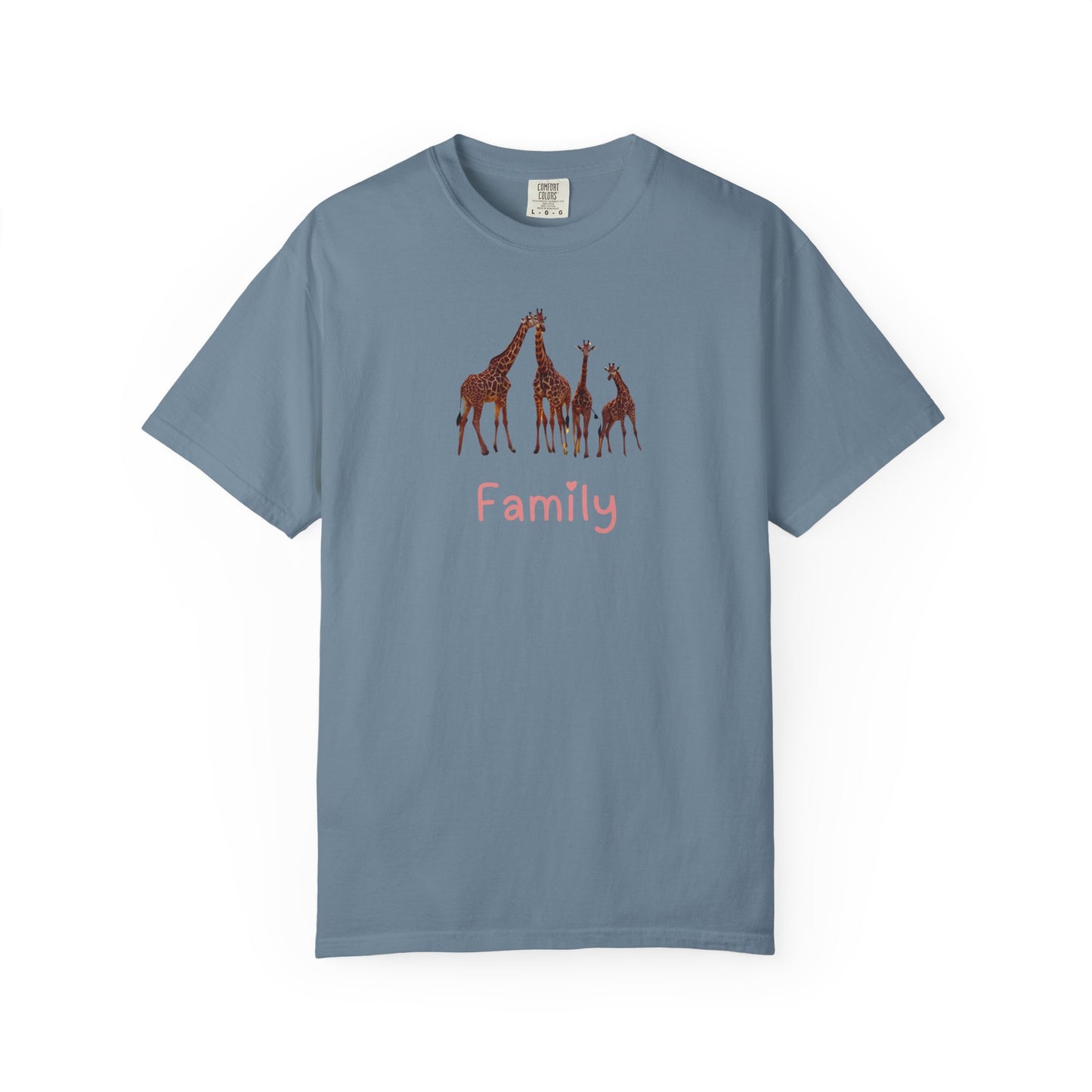 Family Giraffe Unisex T-Shirt - Cute Animal Graphic Tee