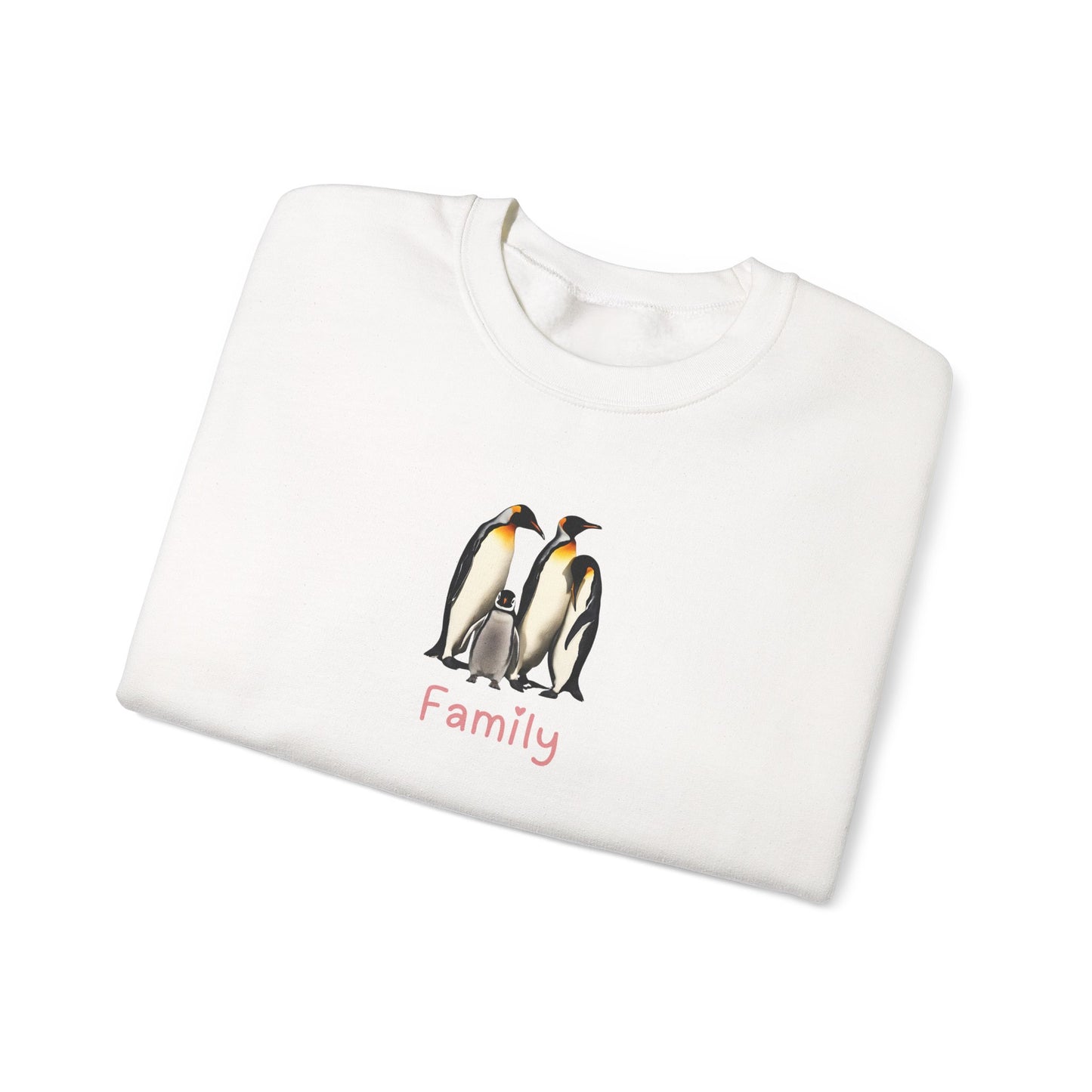 Penguin Family Unisex Crewneck Sweatshirt